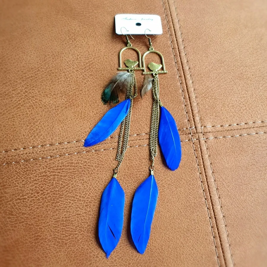 گوشواره زیبا پَر و قفس