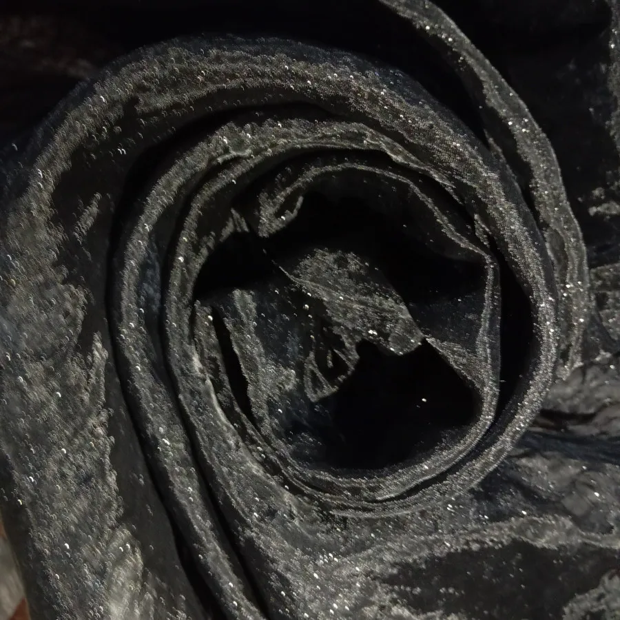 پارچه حریر مجلسی مشکی