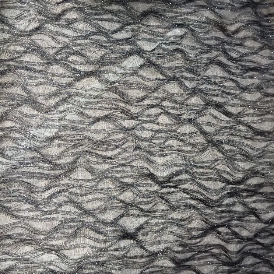 پارچه حریر مجلسی مشکی