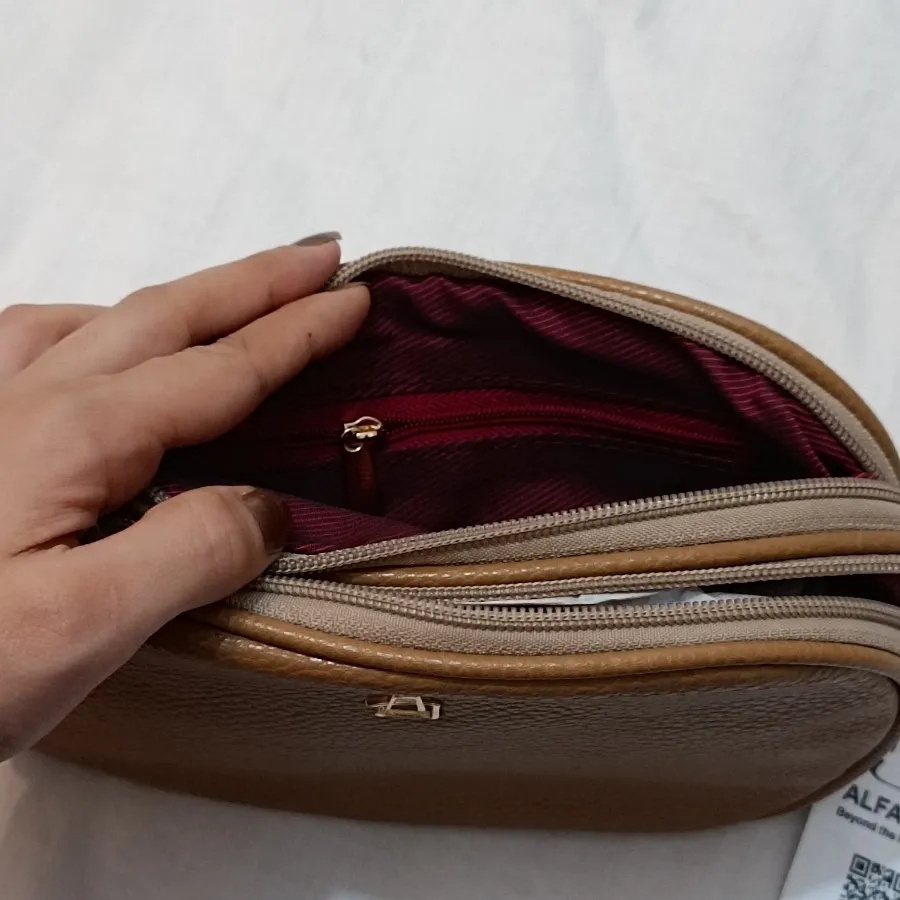 کیف چرم زنانه برند آلفا