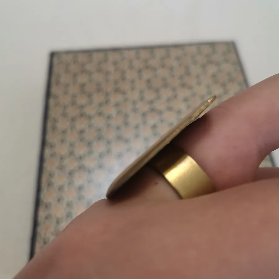 انگشتر برنجی طرح صوفی