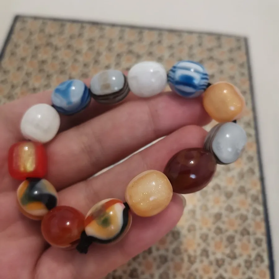 دستبند مهره سنگی