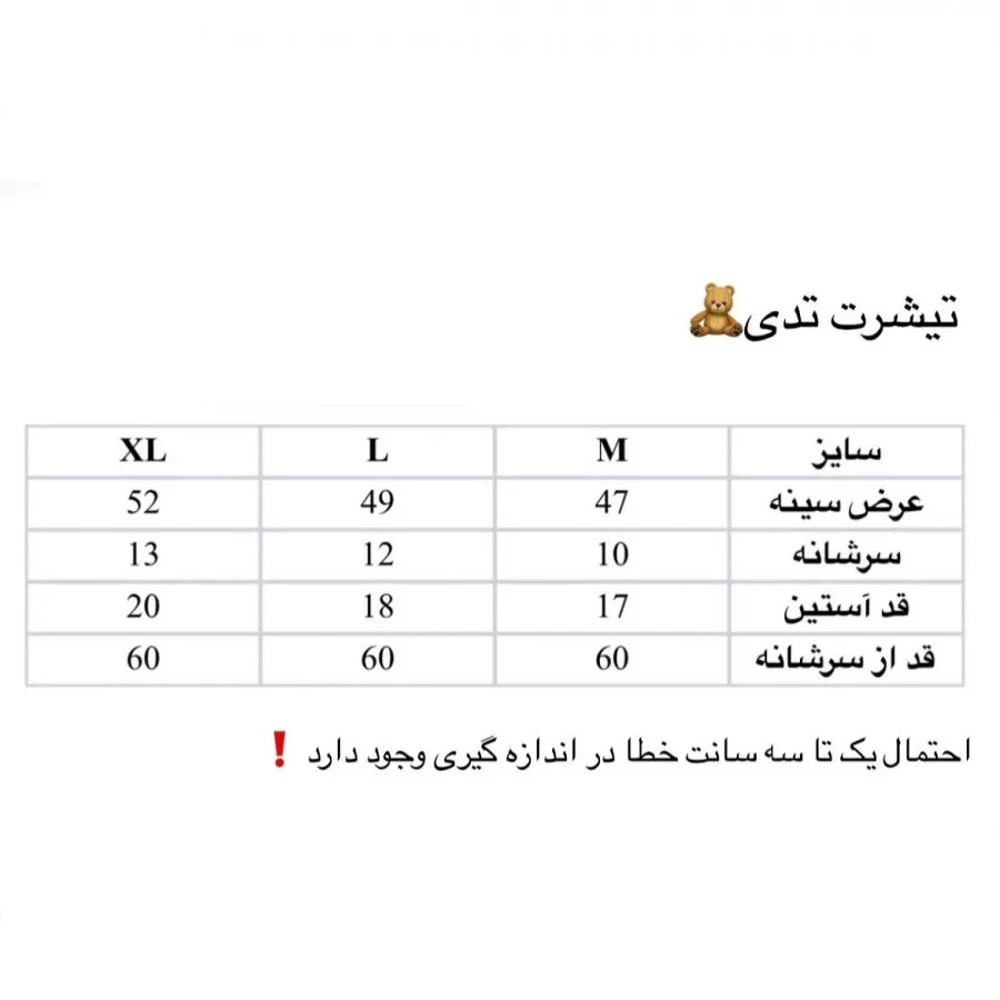تیشرت تدی گلدوزی