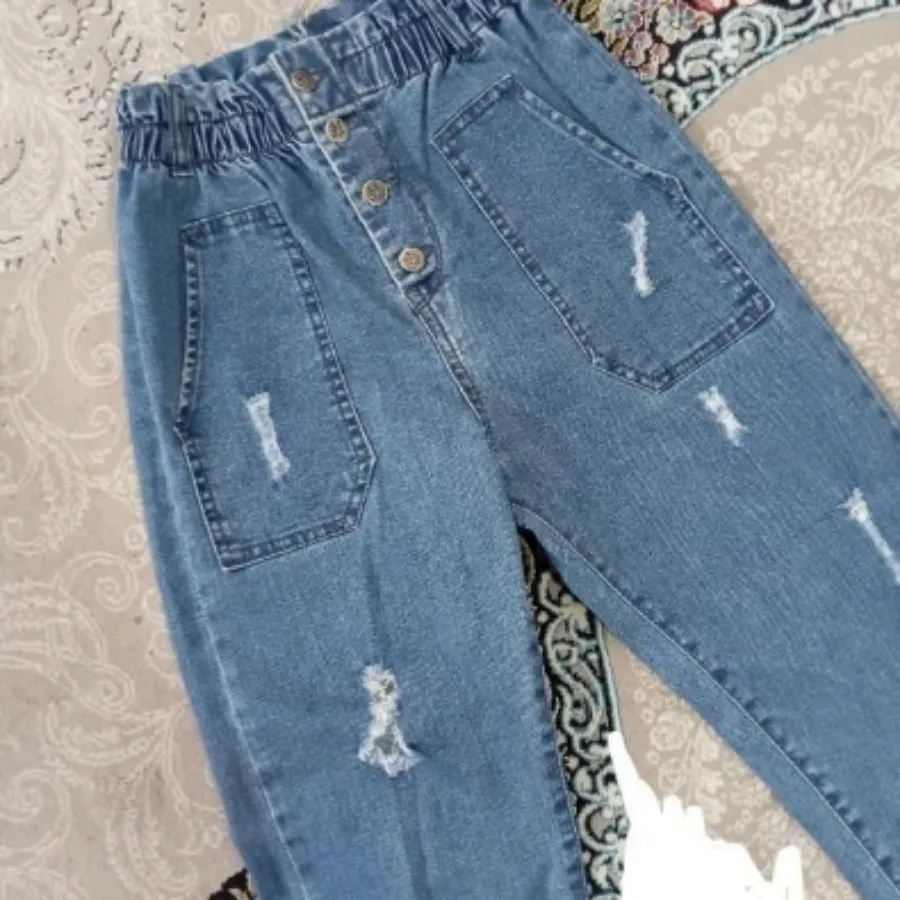 شلوار لی جین مام