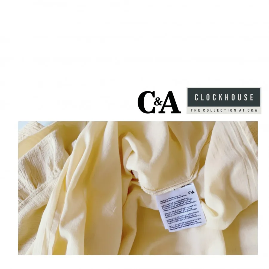 پیراهن لیمویی c&a
