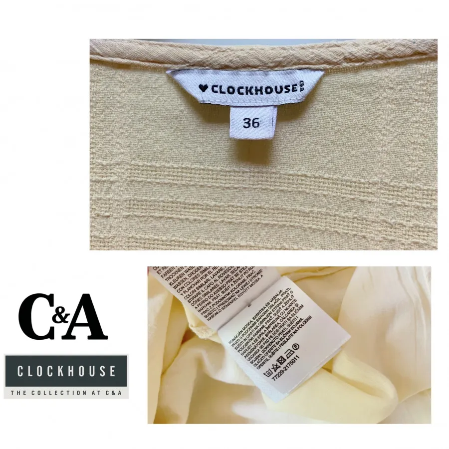 پیراهن لیمویی c&a