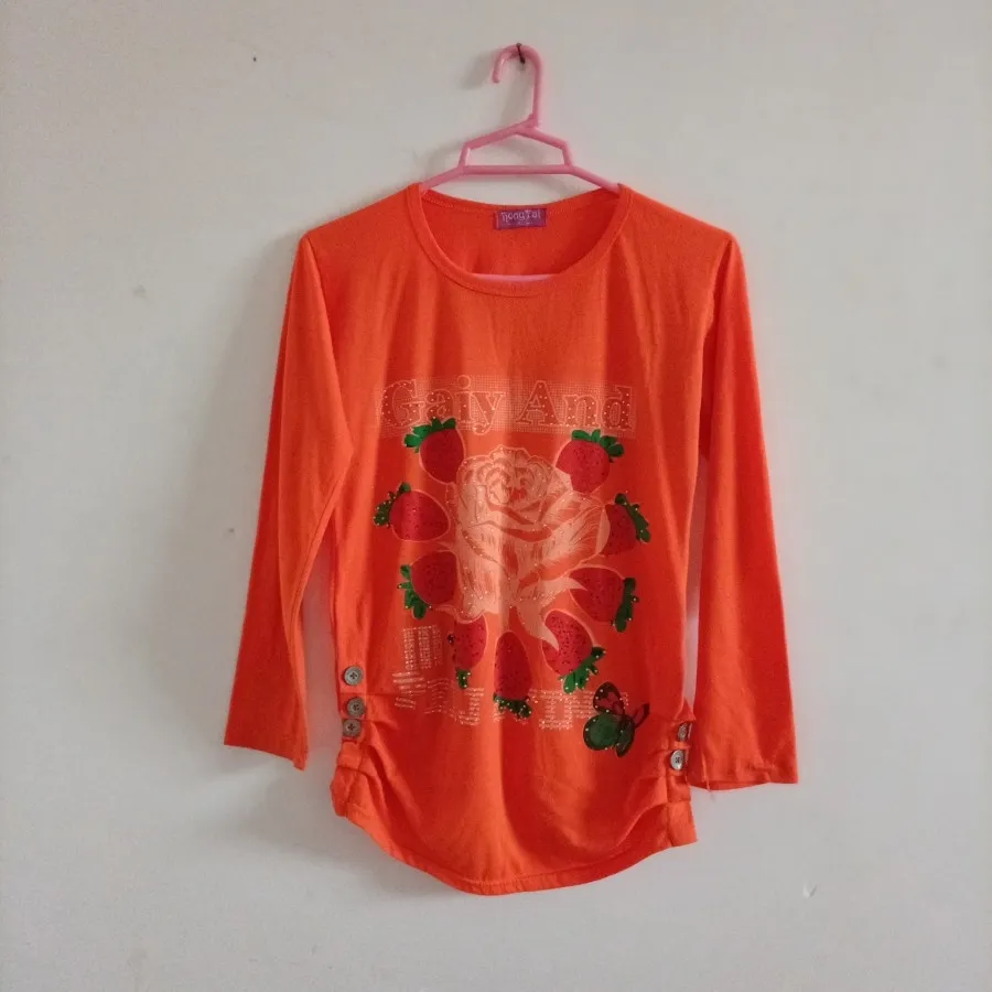 بلوز نارنجی دخترونه