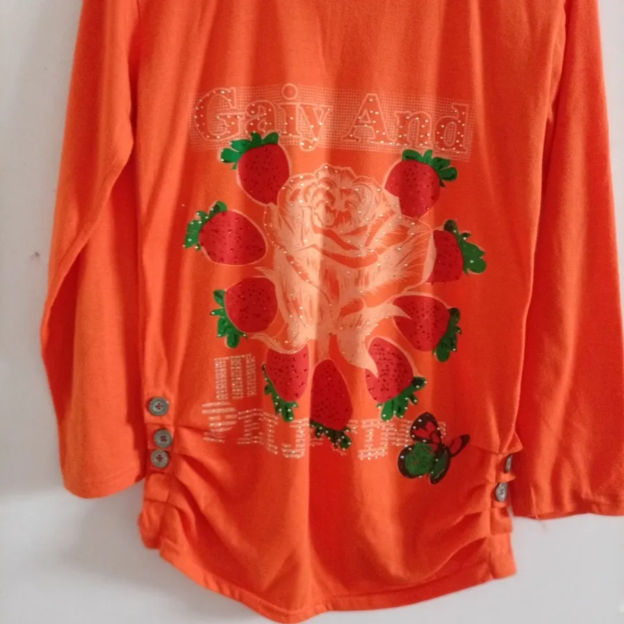 بلوز نارنجی دخترونه