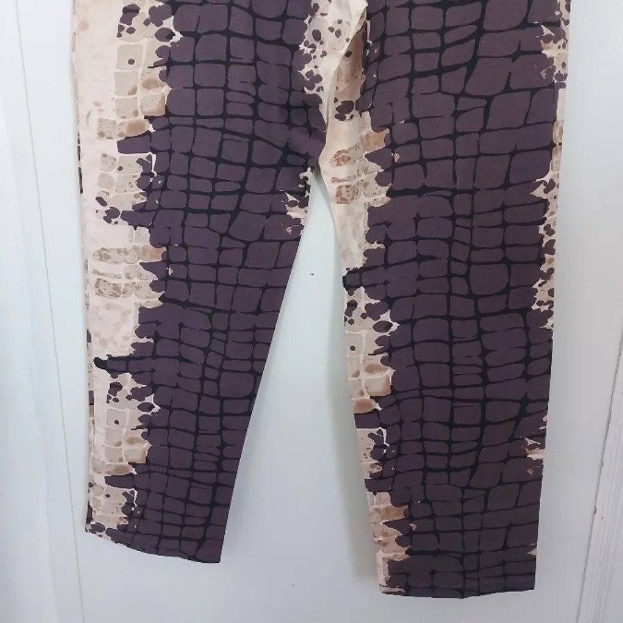 شلوار لی کشی طرح دار