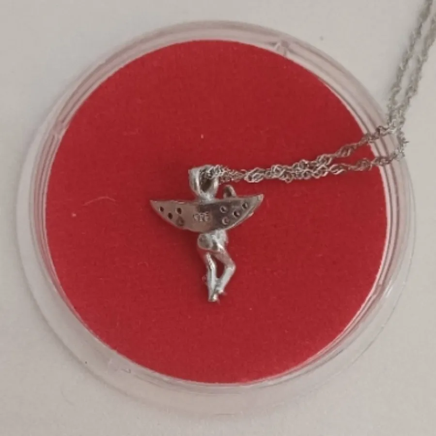 پلاک نقره فرشته