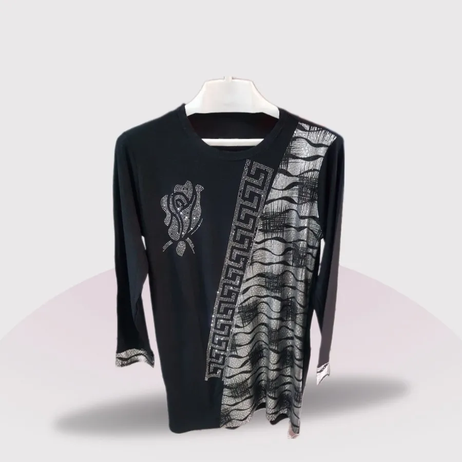 بلوز مجلسی لمه نگینی