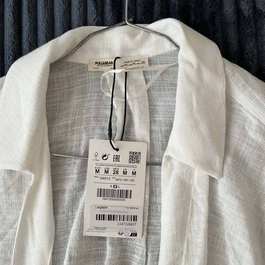 شومیز لینن pull and bear