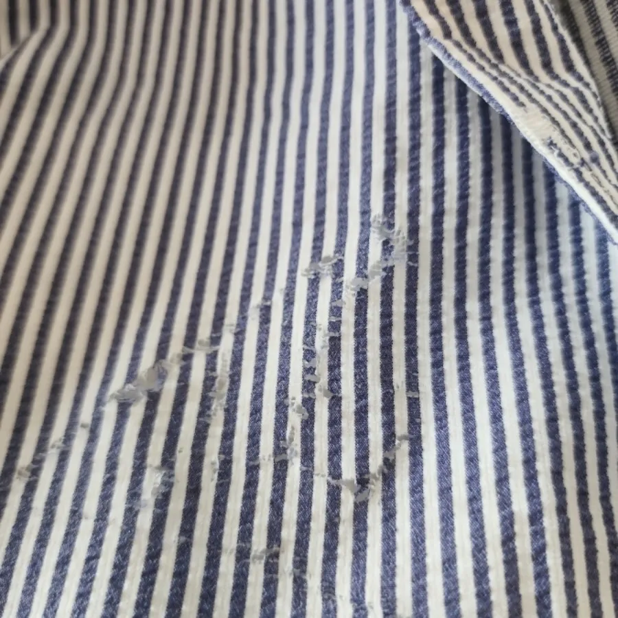 کت زارا سفید راه راه