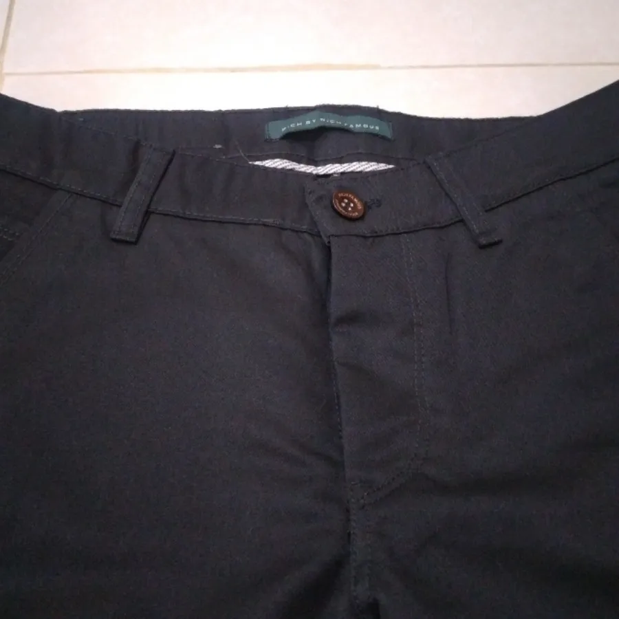 شلوار کتان مشکی