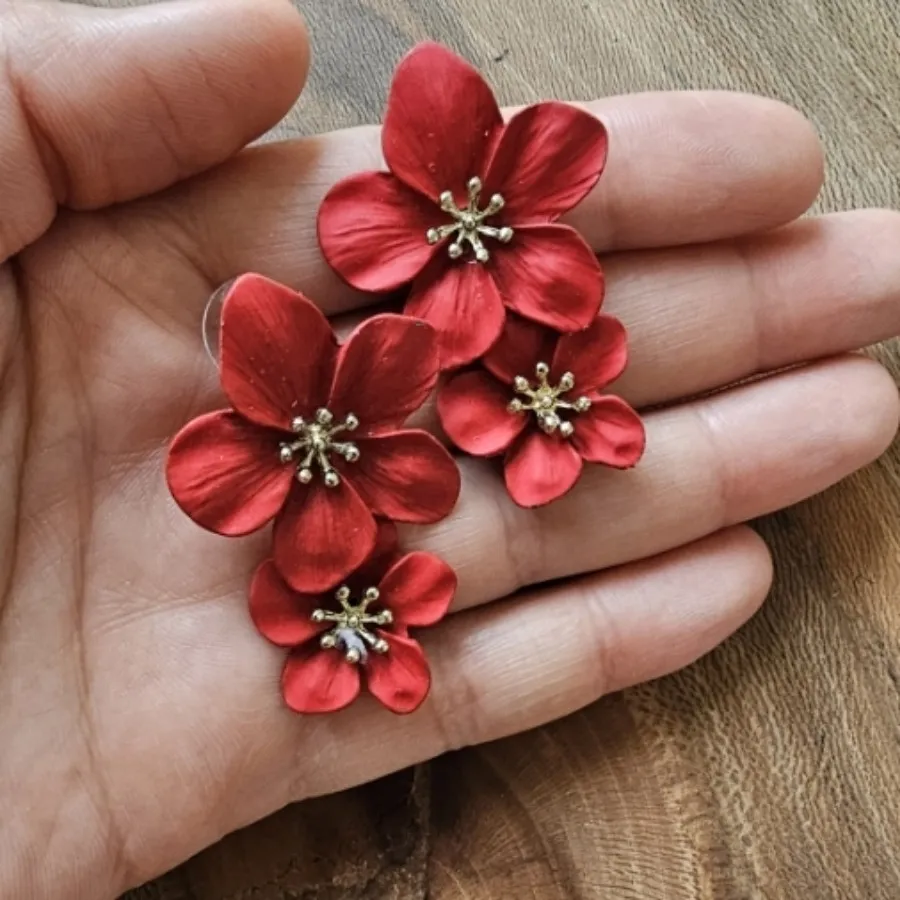 گوشواره قرمز