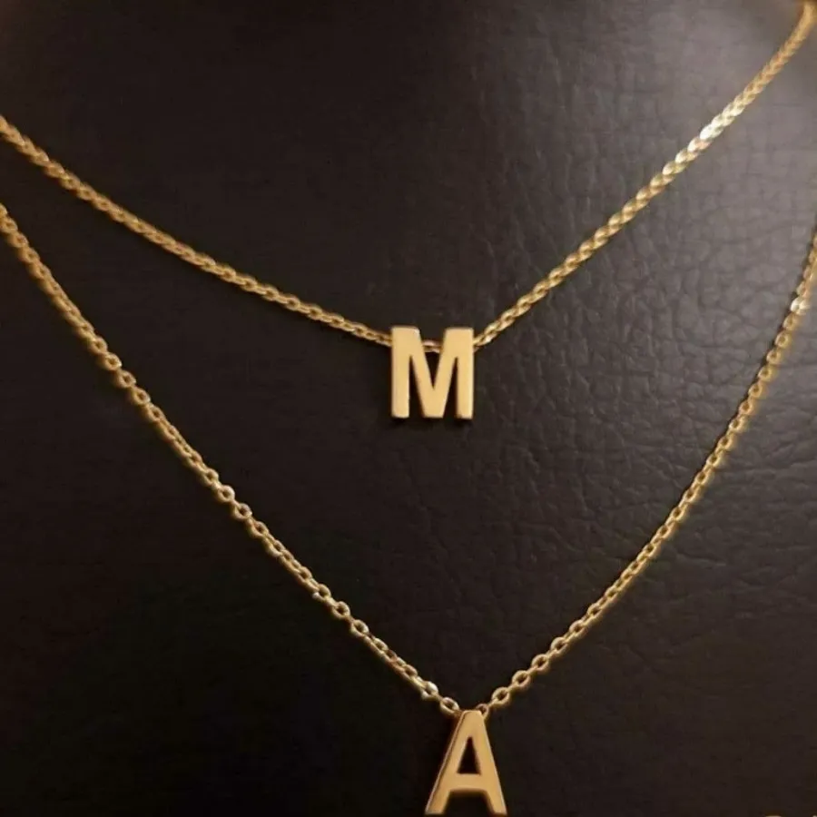 گردنبند دولاین حروف برجست