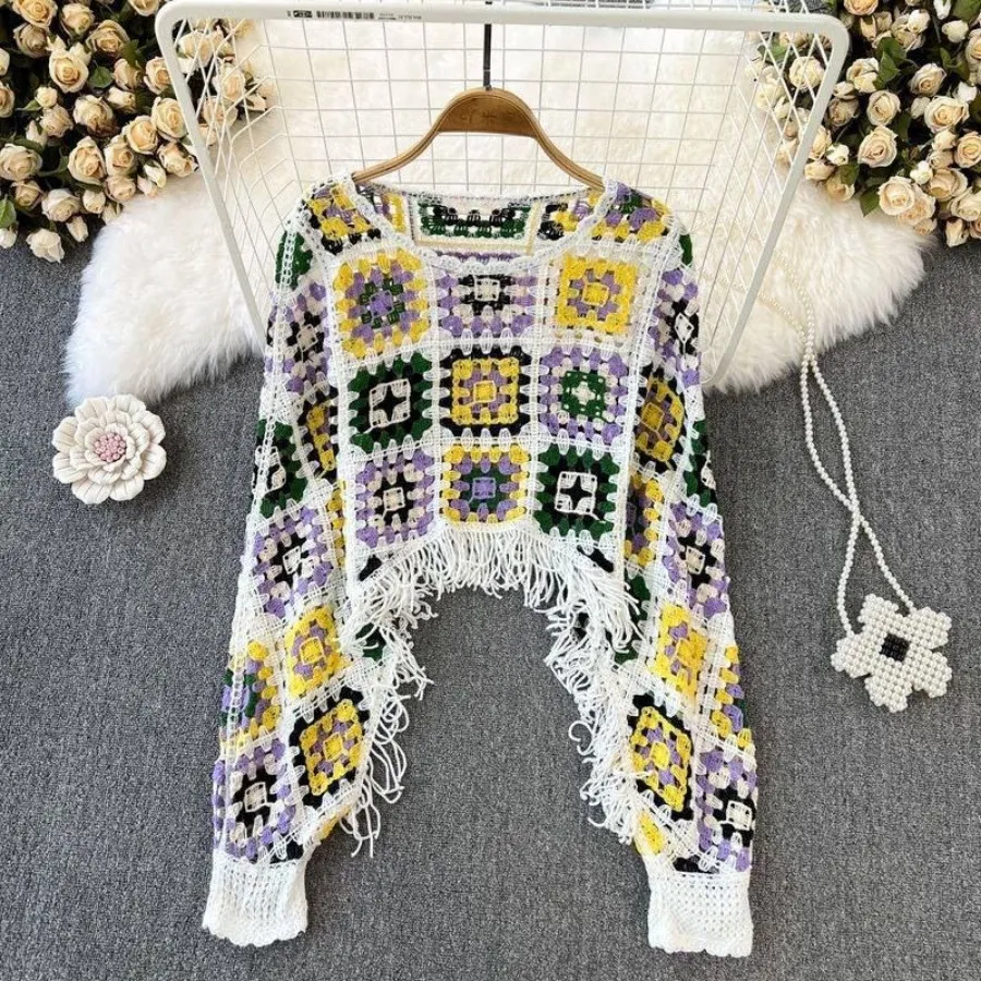 شومیز قلاب بافی