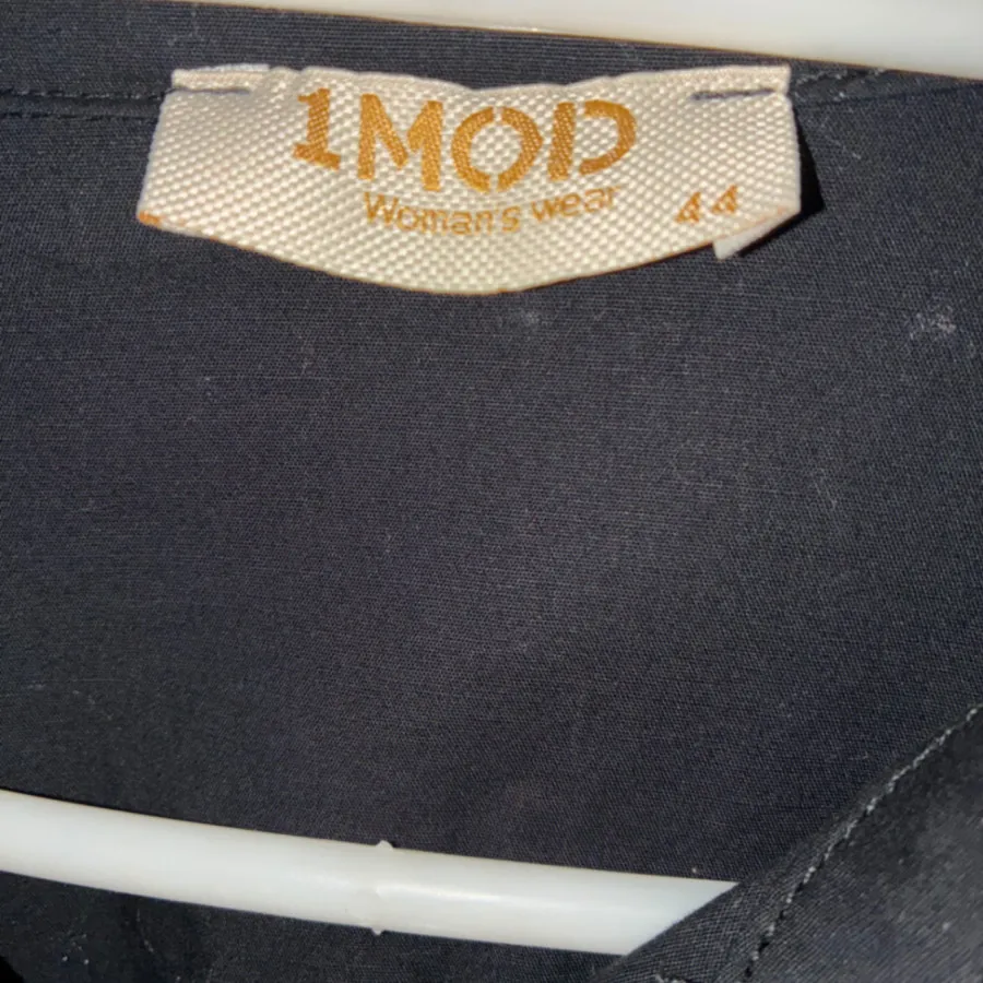 مانتو شومیز سیاه کتان