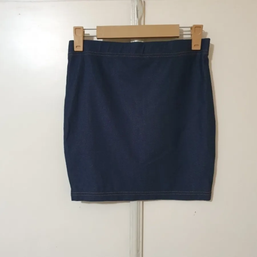 دامن کوتاه جین کاغذی