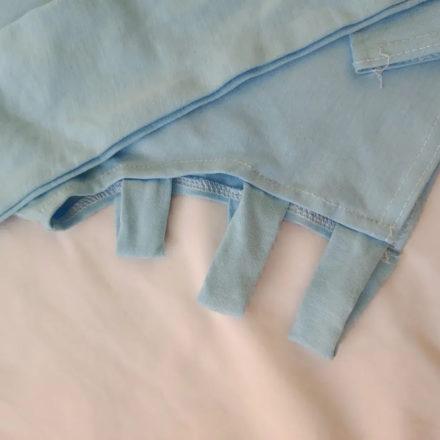 کراپ تاپ آبی