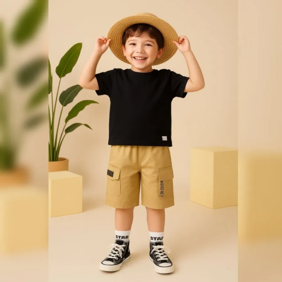 شلوارک کتان وارداتی