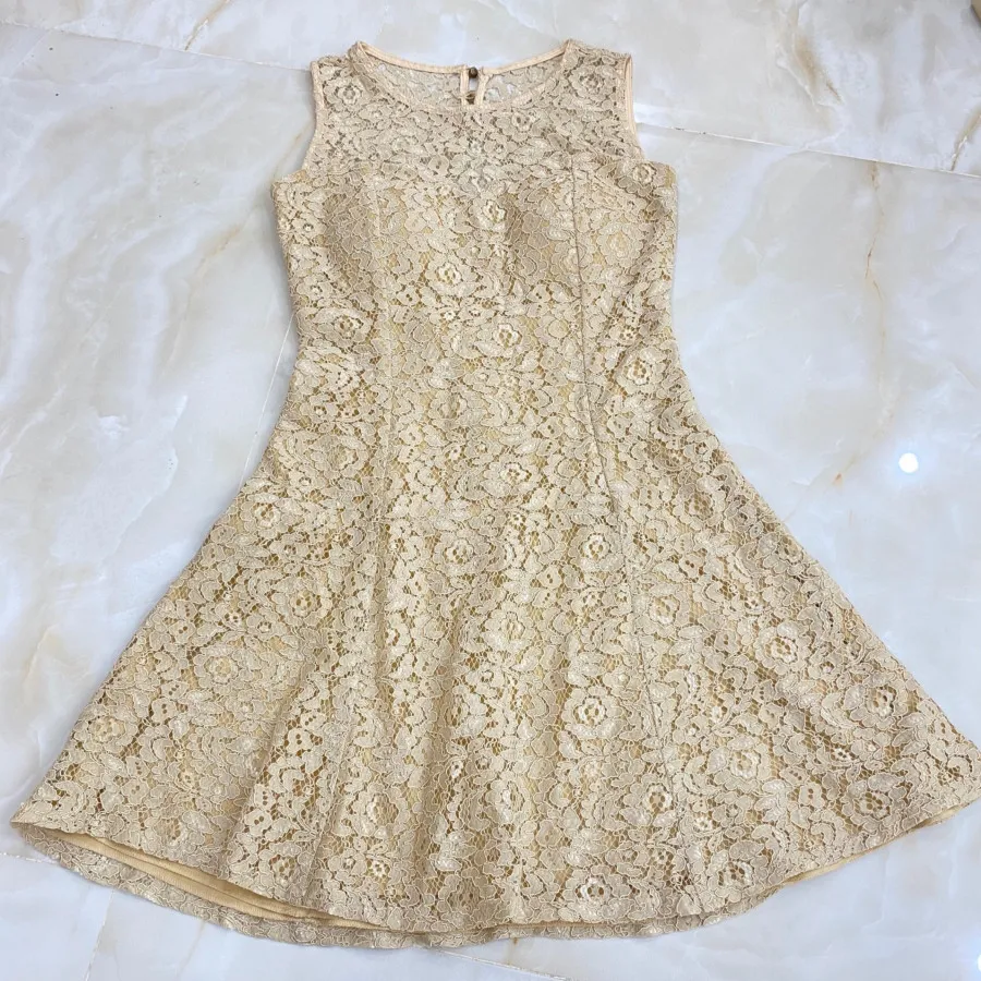 پیراهن گیپور کرم