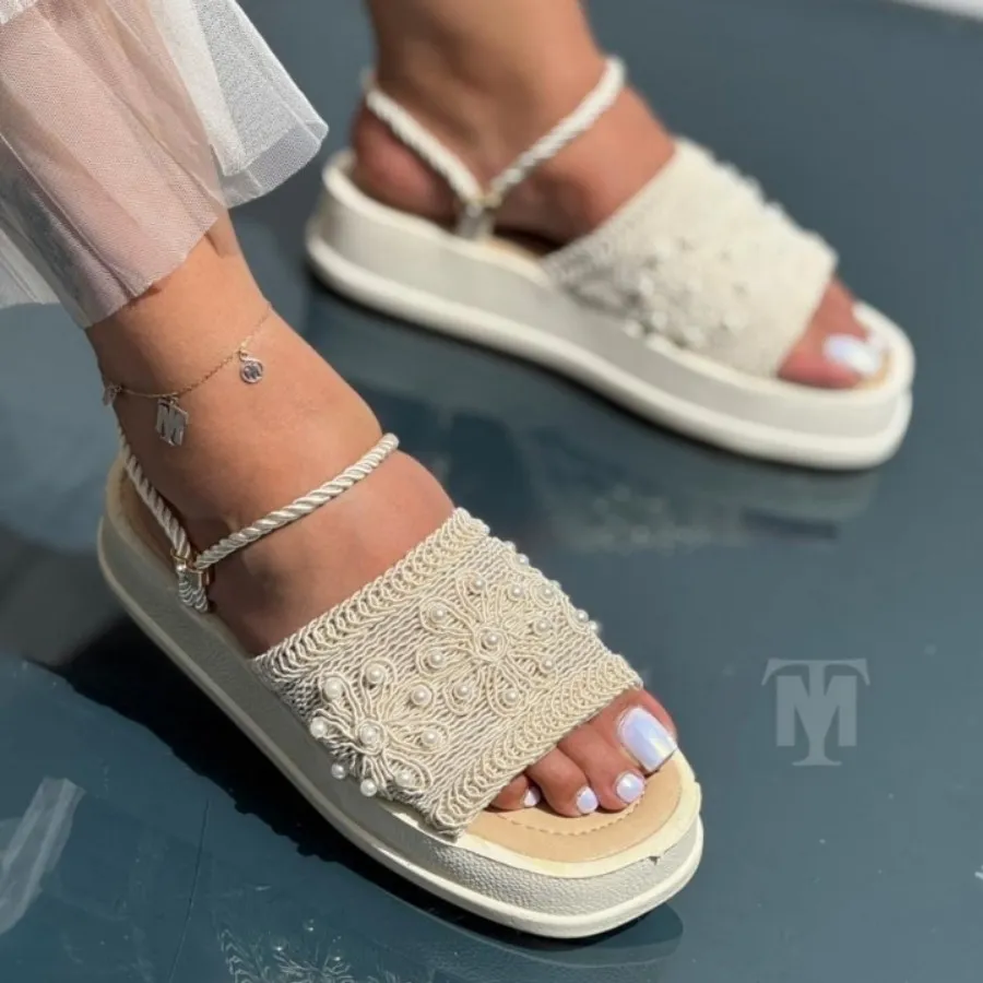 صندل قیطون مرواریدی