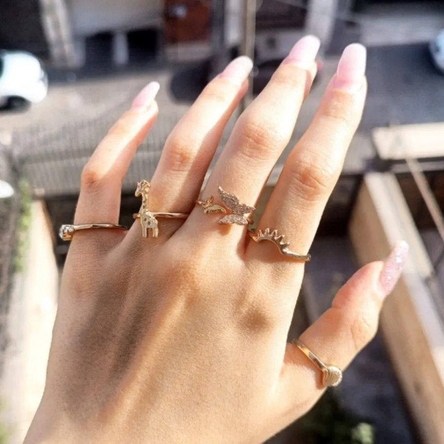 انگشتر مینیمال تابستونی