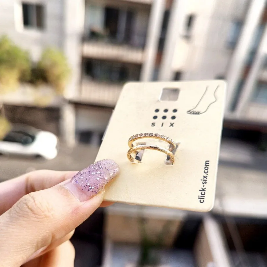 انگشتر پا نگین دار