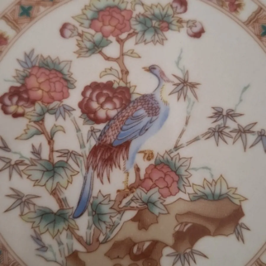 بشقاب سیمرغ آنتیک قدیمی