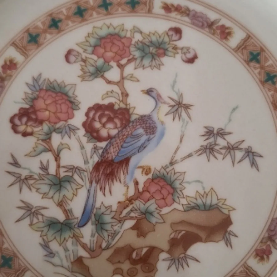 بشقاب سیمرغ آنتیک قدیمی