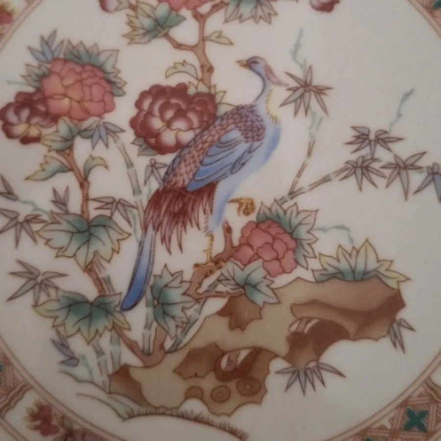 بشقاب عتیقه قدیمی سیمرغ