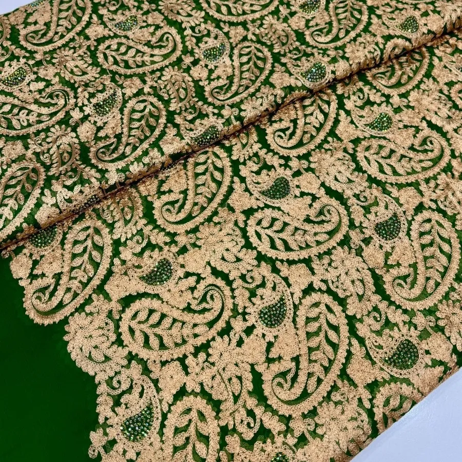 حریر سوزندوزی حاشیه دار