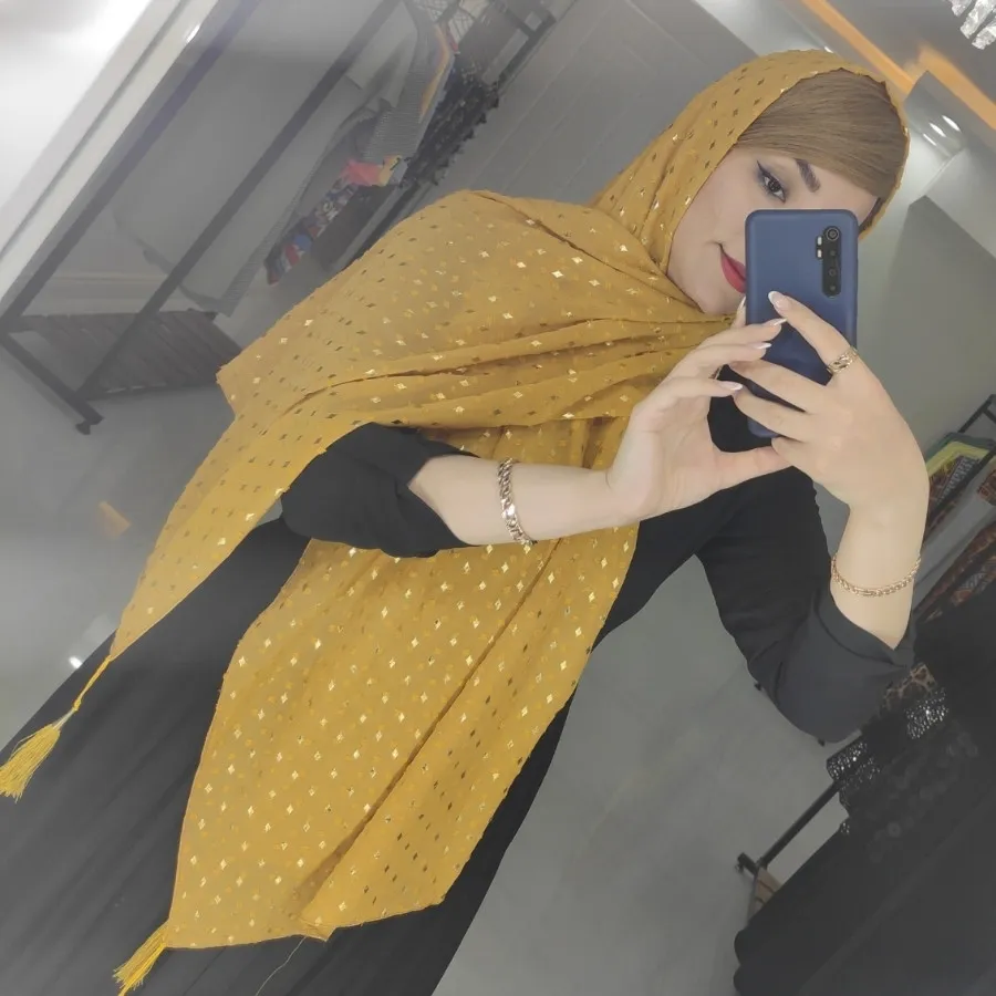 شال اشکی طلاکوب