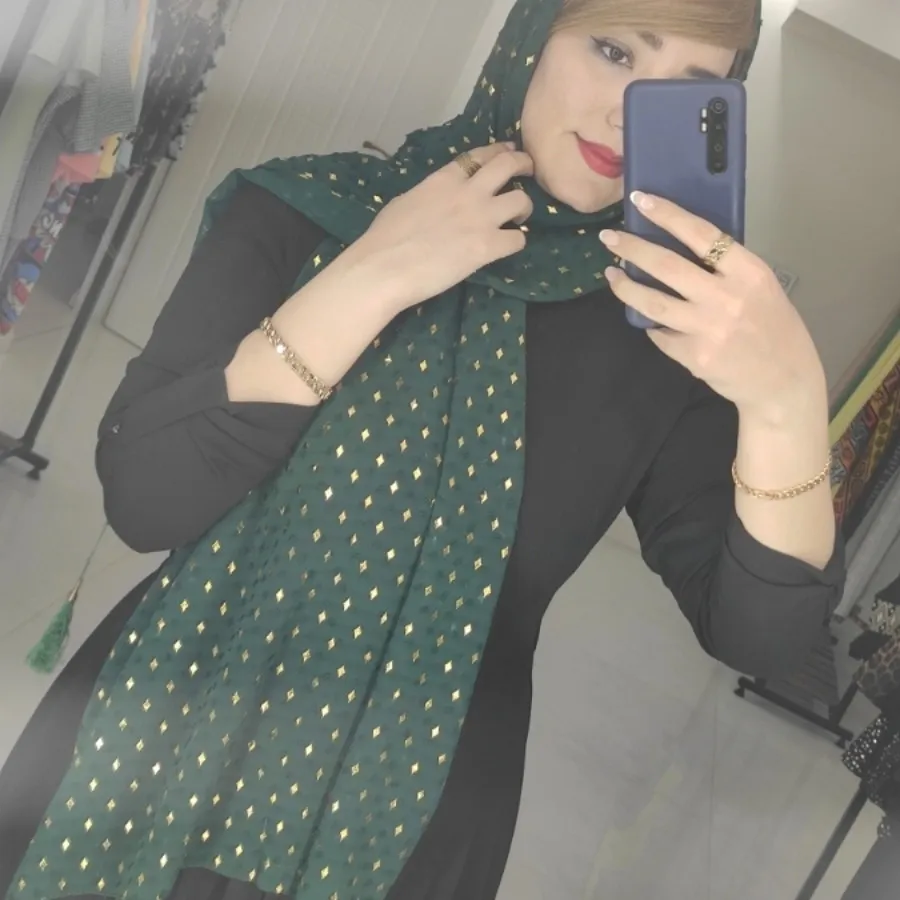 شال اشکی طلاکوب