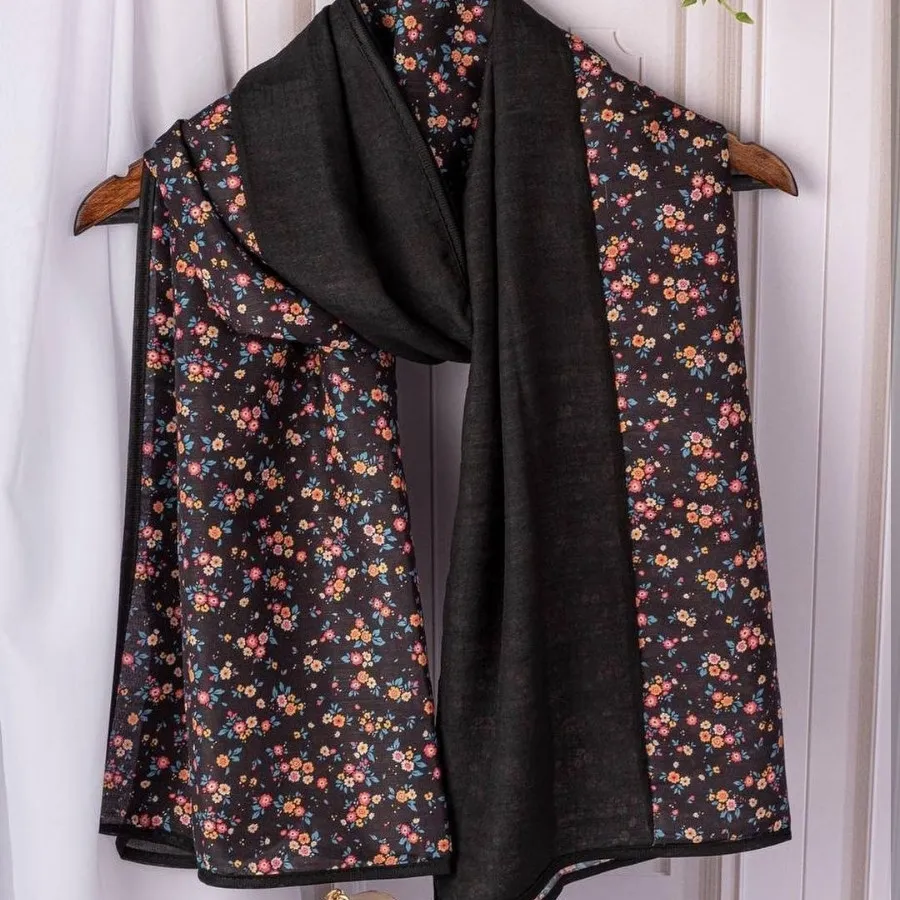 شال دو تیکه نخی