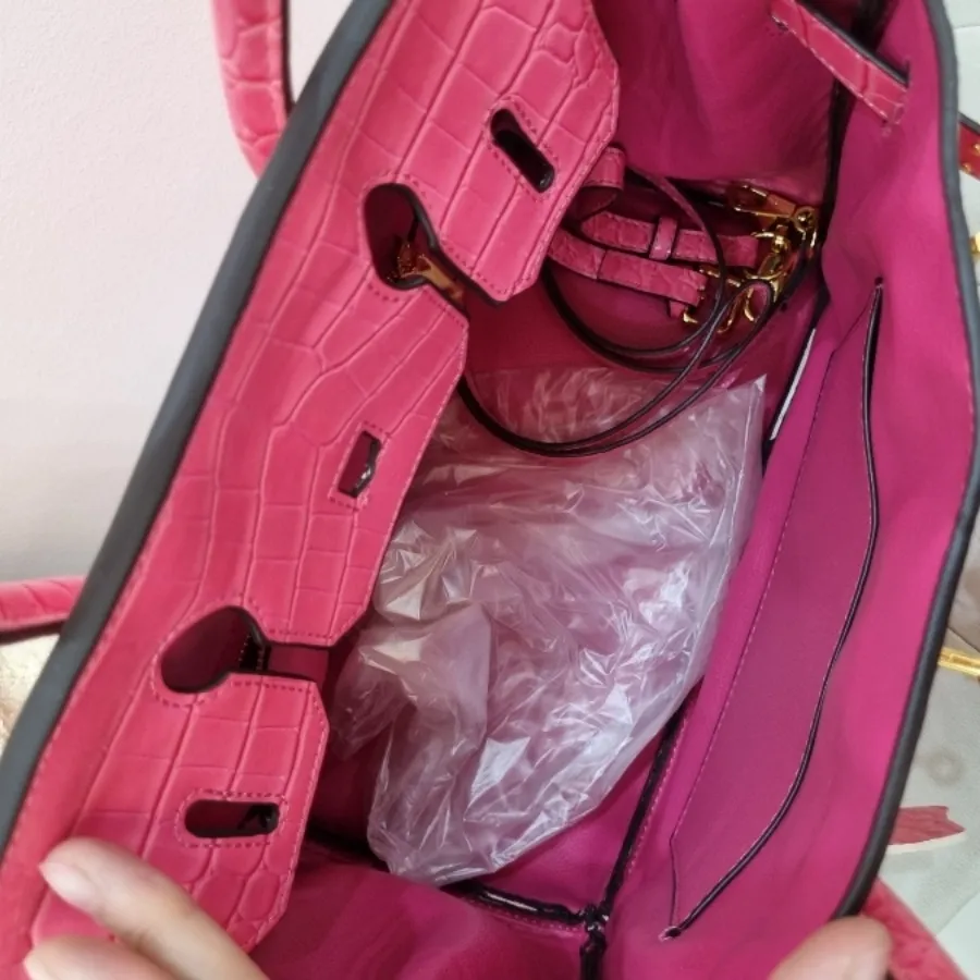 کیف هرمس صورتی باربی