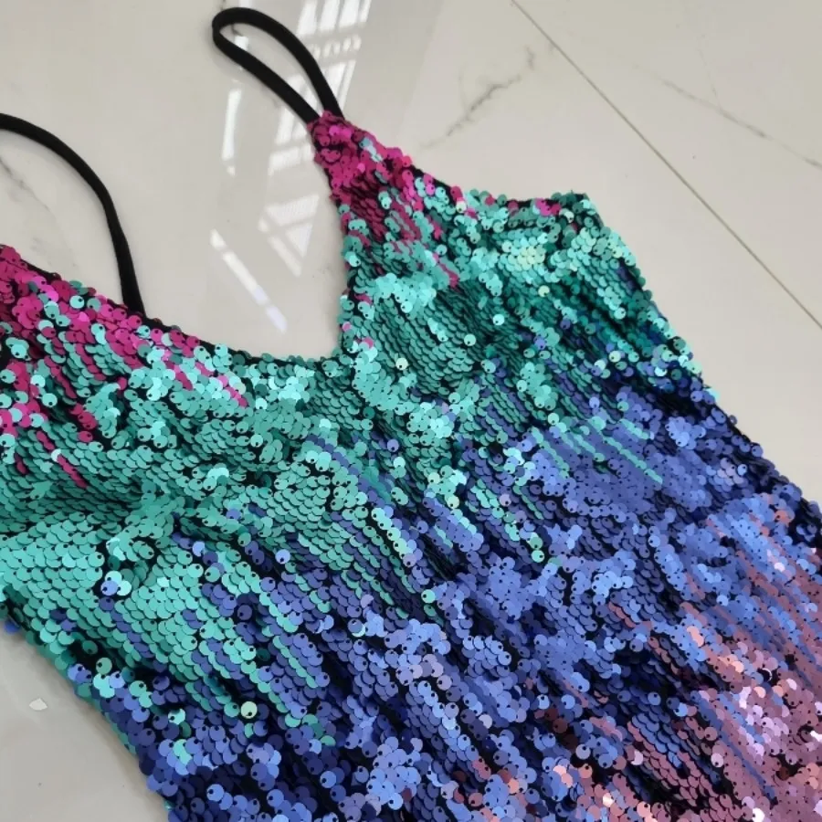 پیراهن مجلسی پولکی