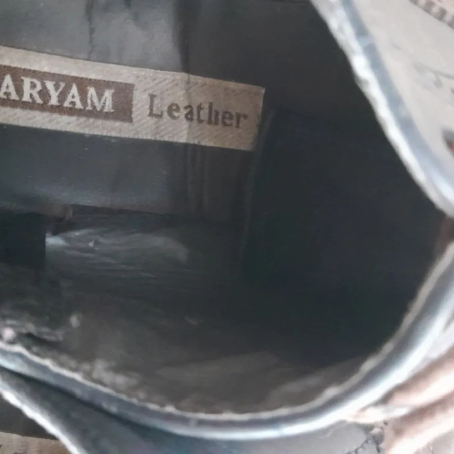 کفش چرم مریم