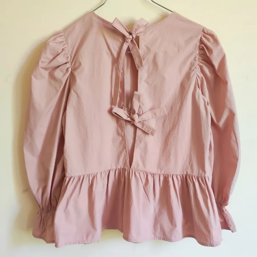 شومیز گلبهی اچ اند ام