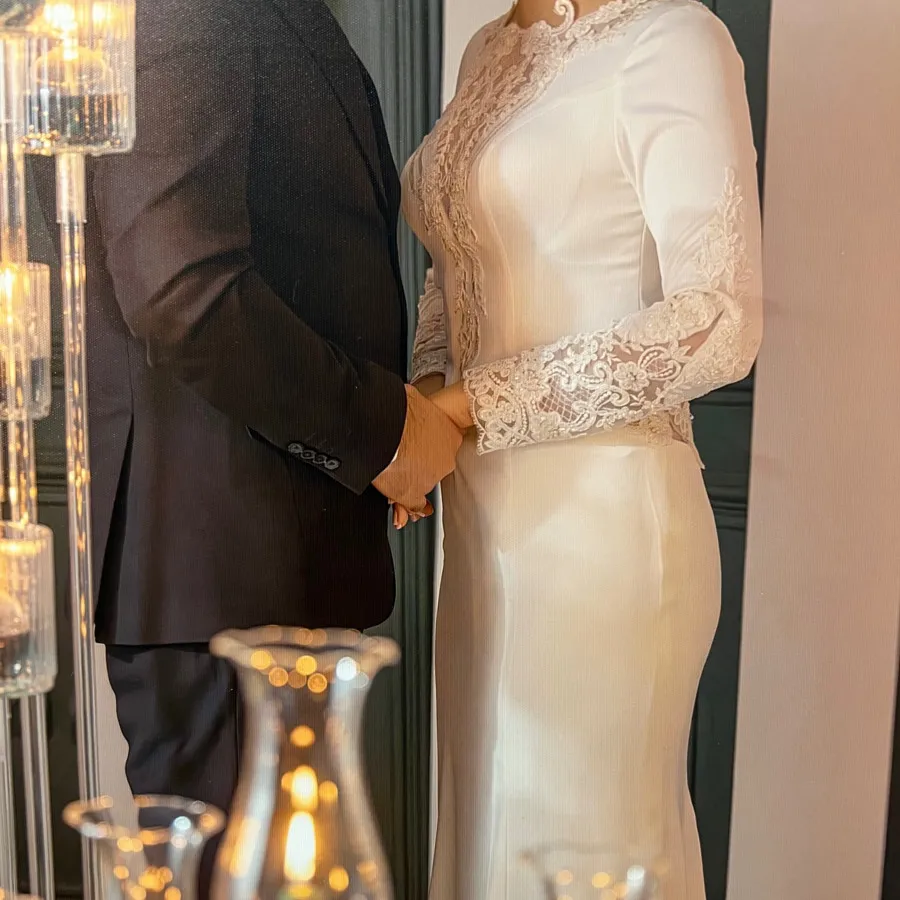 پیراهن عقد سفید مجلسی