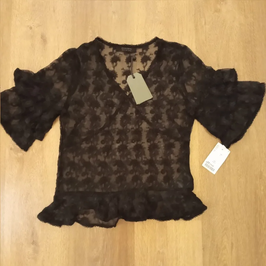 بلوز مشکی توری❌