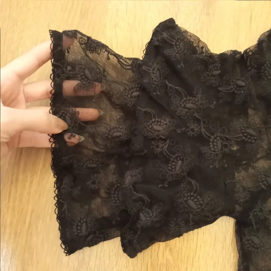 بلوز مشکی توری❌