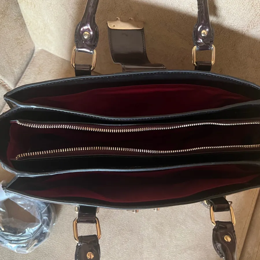 کیف چرم شرابی کلارکس اصل