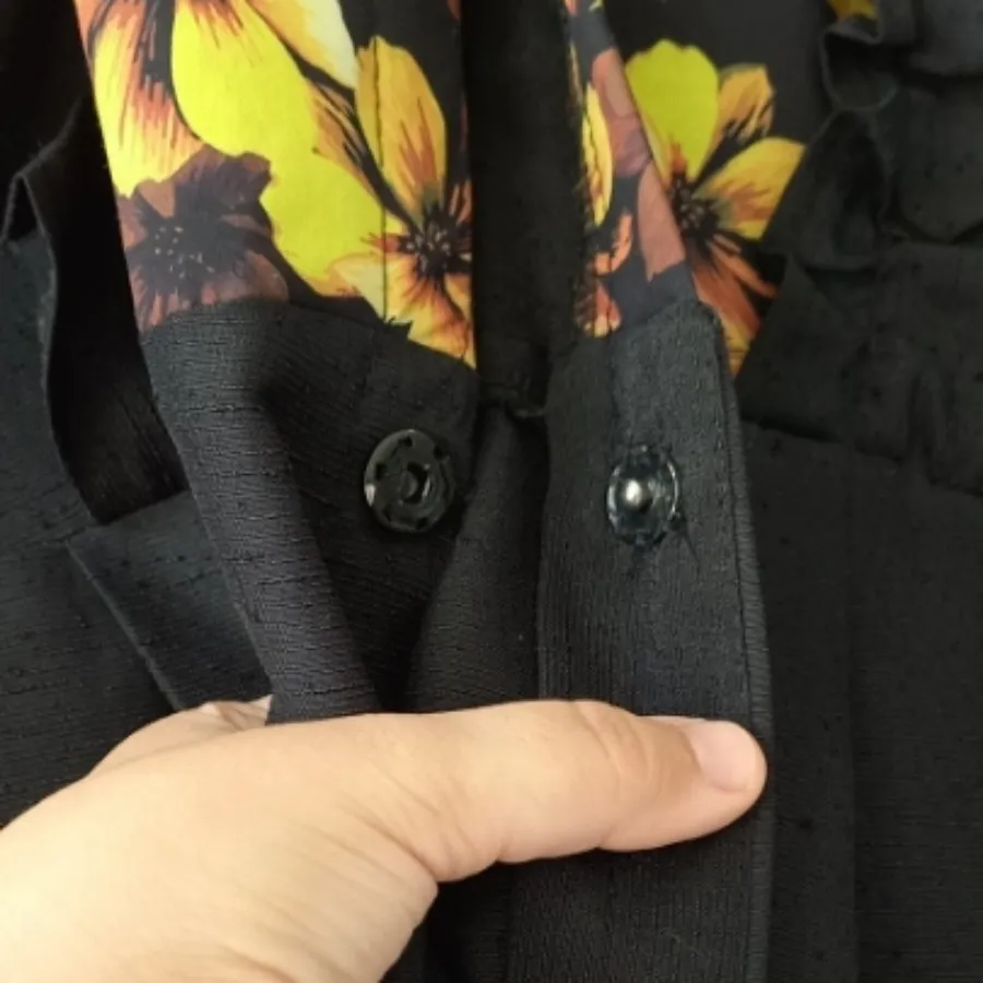 مانتو مشکی مزون دوز