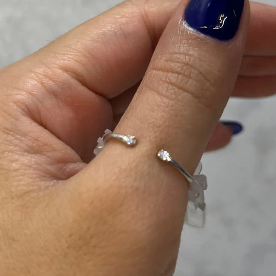 انگشتر نقره مینیمال