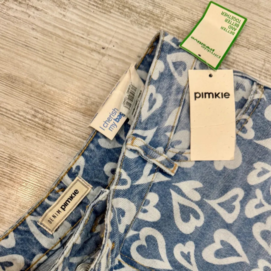 شلوار جین نیم بگ اورجینال