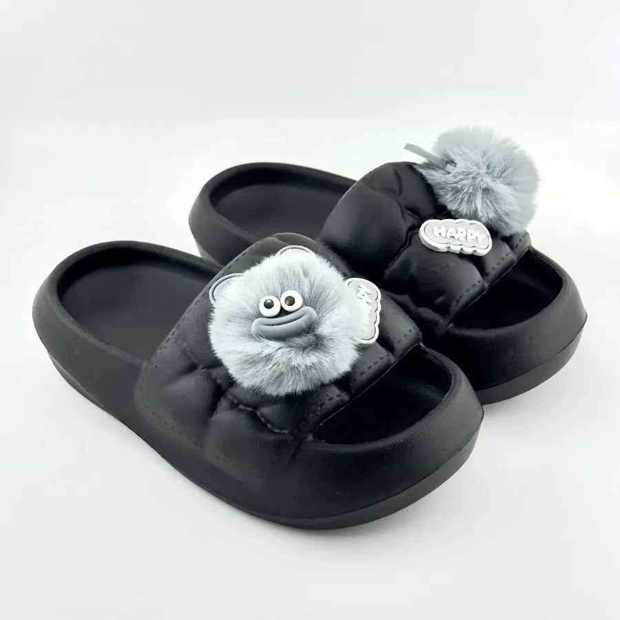 دمپایی طرح عروسکی پشمالو