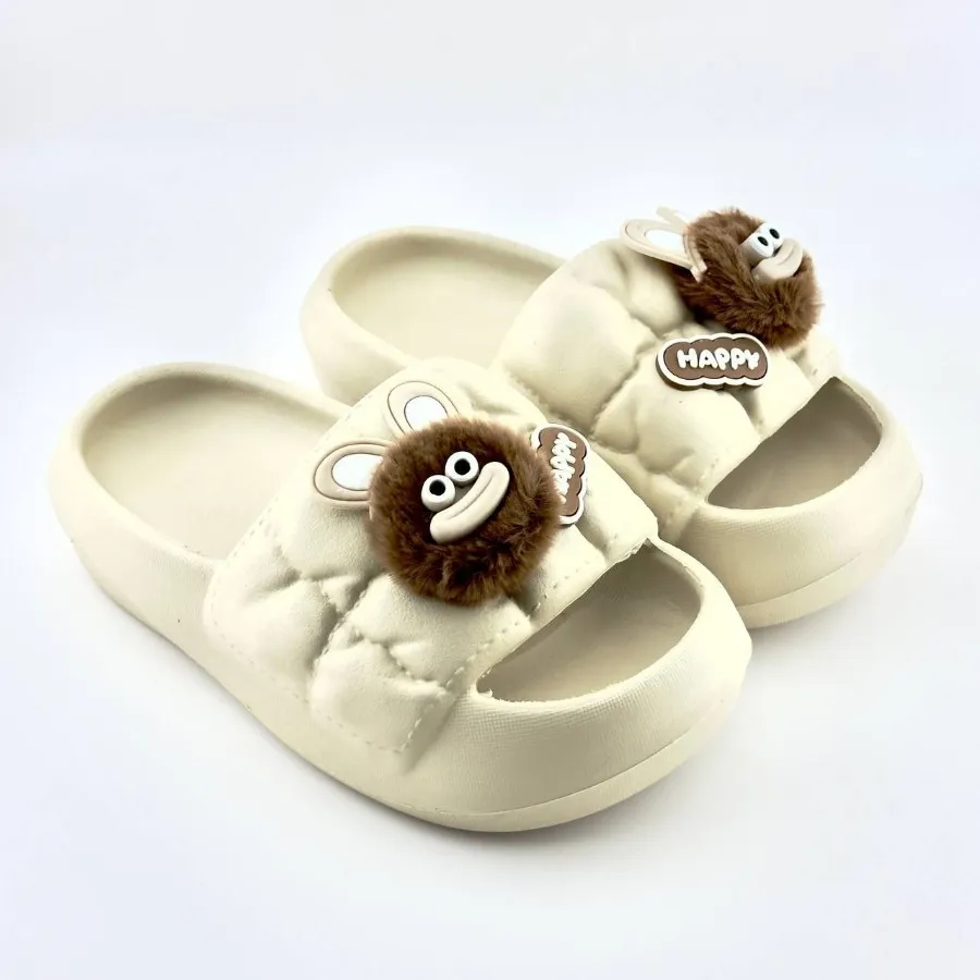 دمپایی طرح عروسکی پشمالو