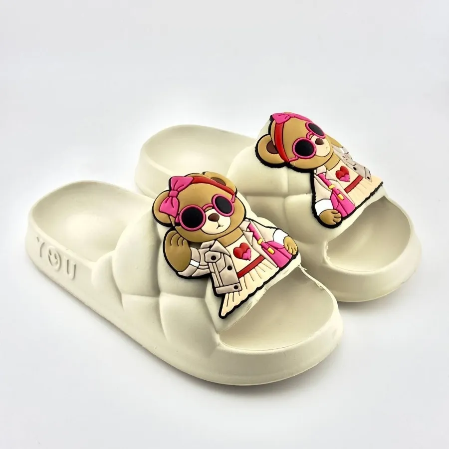 دمپایی طرح خرس عینک دار